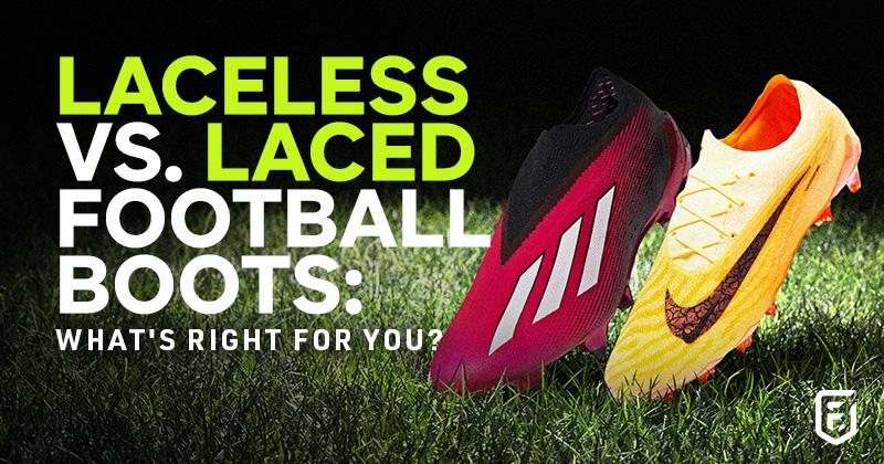 laceless versus laced football boots