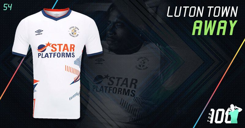 luton town white 2020-21 away kit