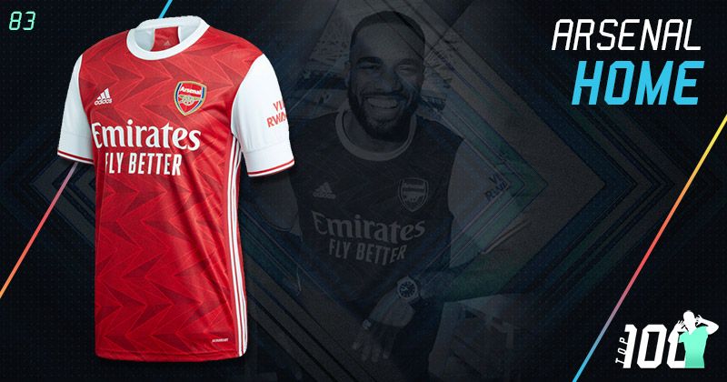 arsenal 2020-21 home kit