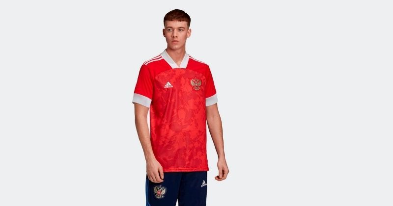 russia euro 2020 home shirt. 