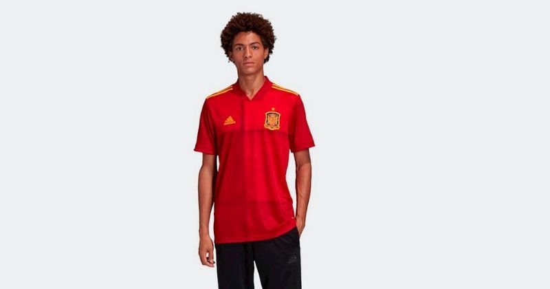 spain euro 2020 home shirt