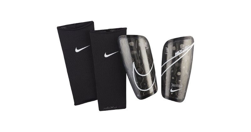 nike mercurial lite shin pads in black
