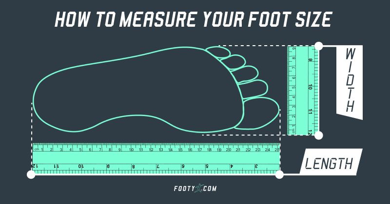 how to measure your foot size chart