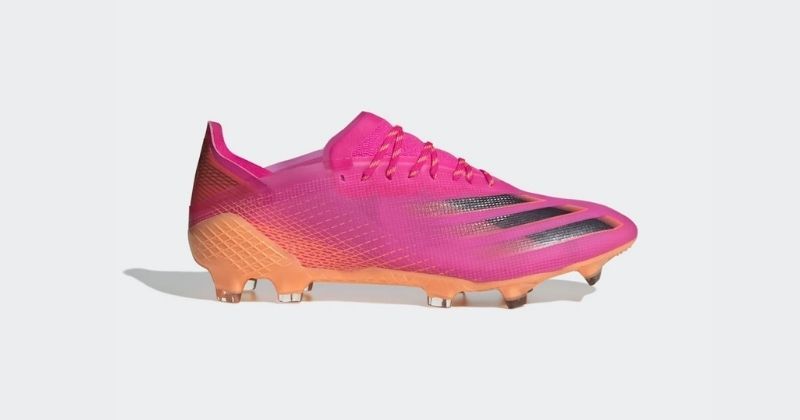 pink adidas x ghosted.1 football boot