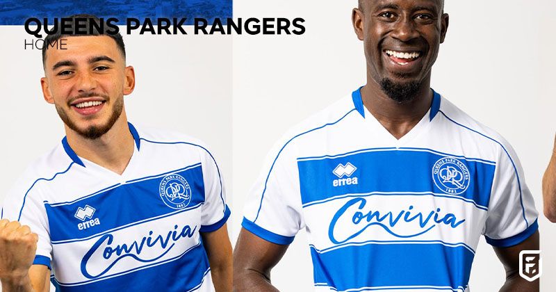 queens park rangers 2022-23 home shirt in blue and white
