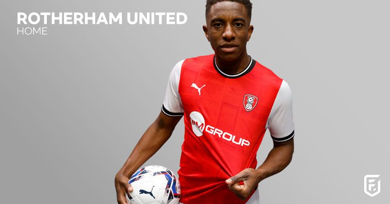 rotherham united 2022-23 home shirt in red