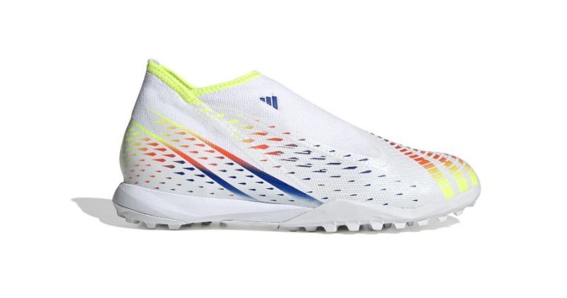 adidas predator.3 laceless astro turf trainers in white