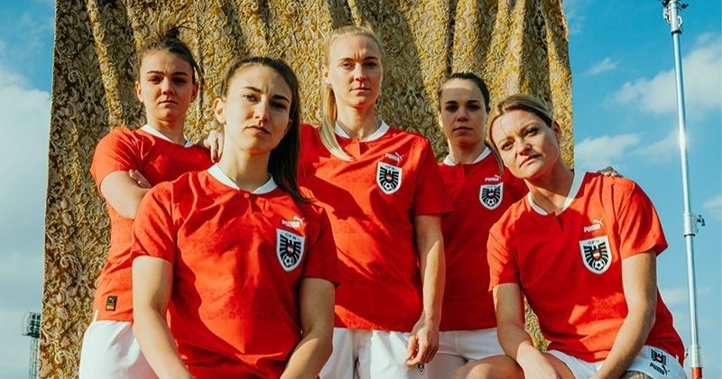 austria womens home shirt 2022