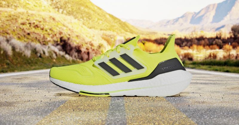 adidas ultraboost 22 running shoe yellow