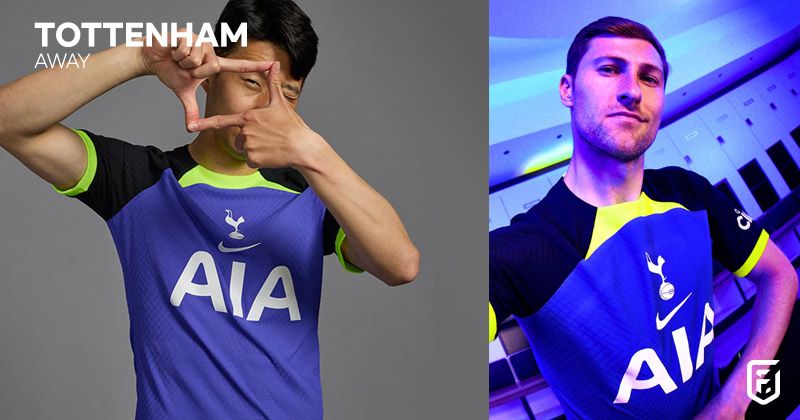 tottenham hotspur away shirt 2022-23