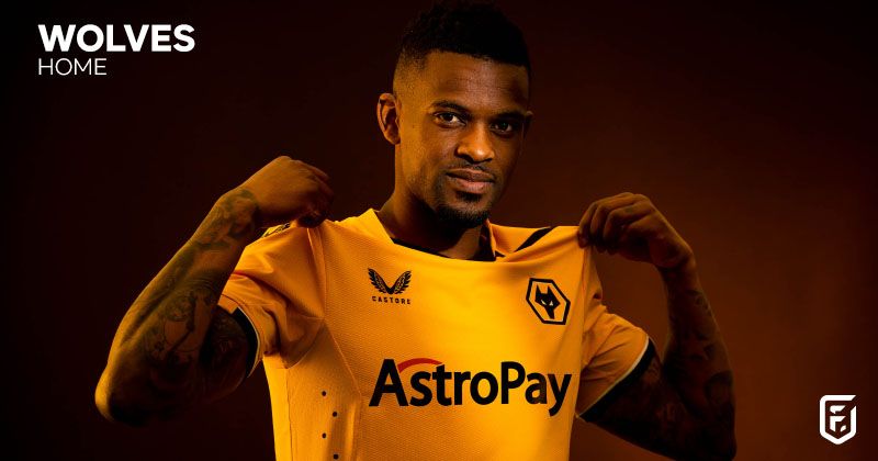 wolves home shirt 2022 23