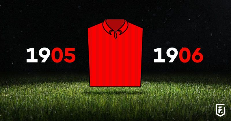 liverpool 1905-06 home shirt