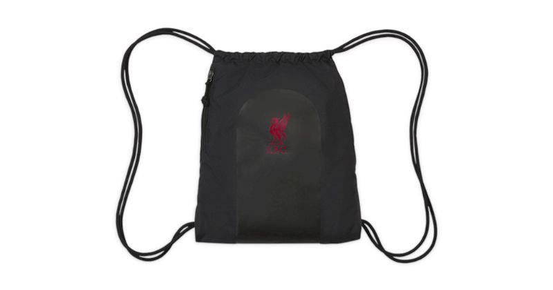 nike liverpool gym sack in black