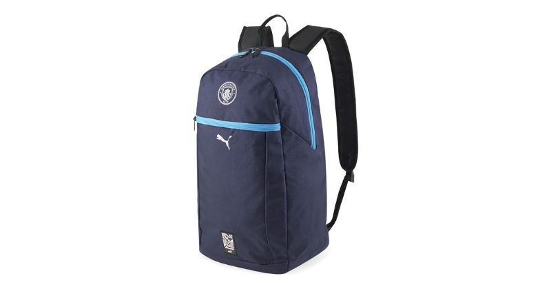 kids puma mcfc ftblculture backpack in black