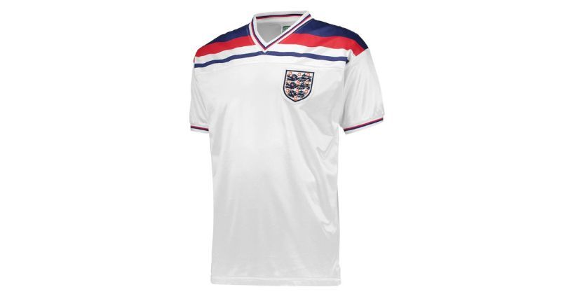 england 1982 home shirt in white