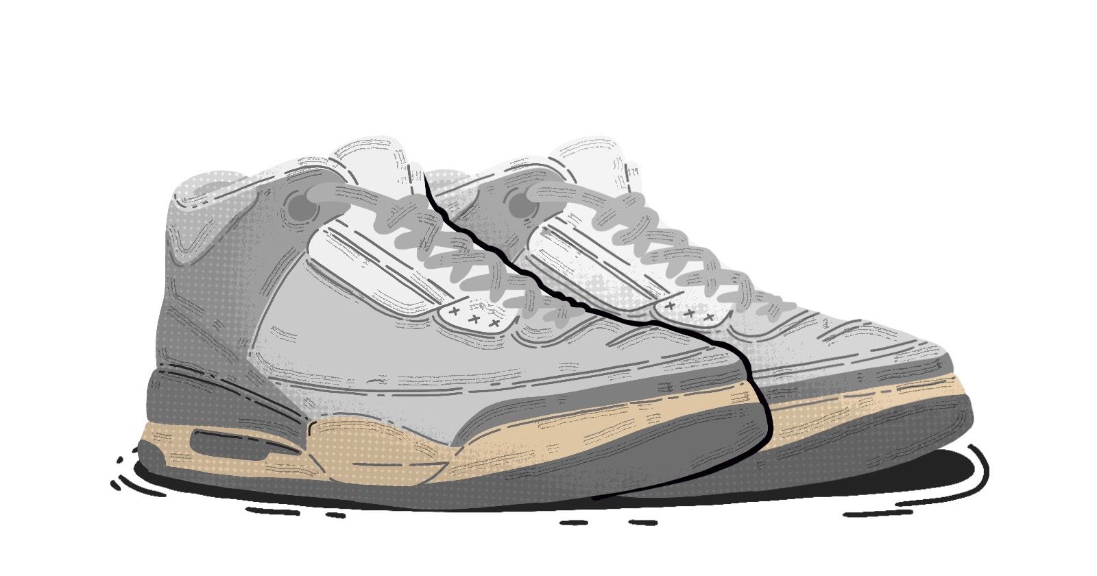 nike air jordan 3 trainers in grey