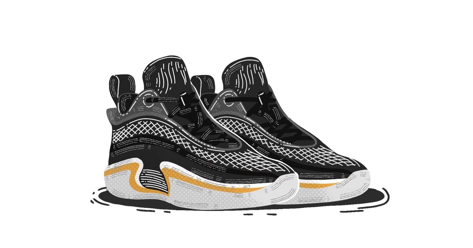 nike air jordan 36 trainers in black and white