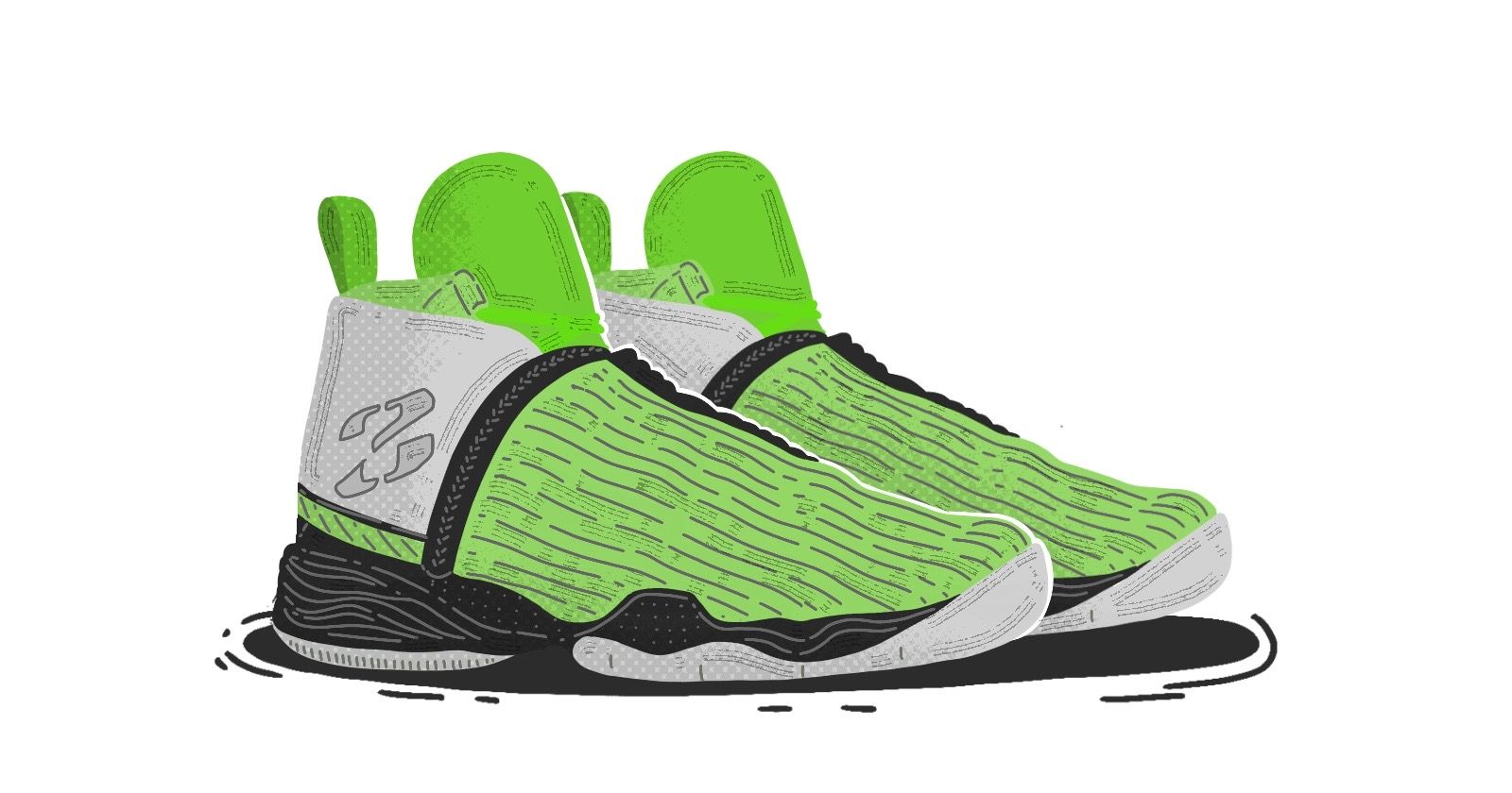 nike air jordan xx8 trainers in green and white