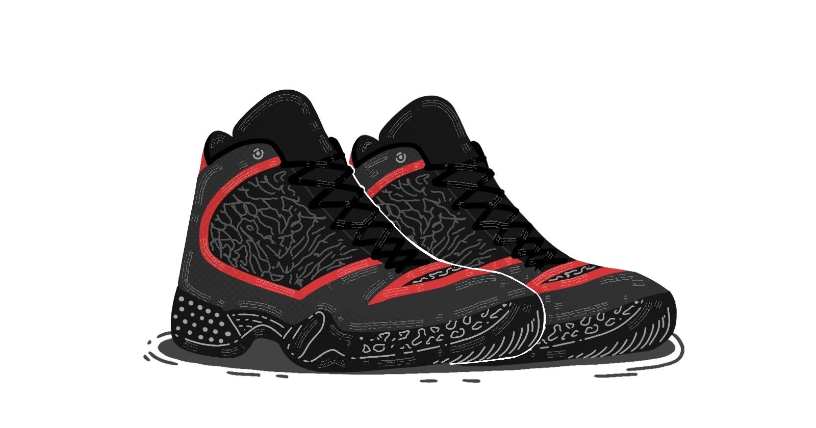 nike air jordan xx9 trainers in black and red 