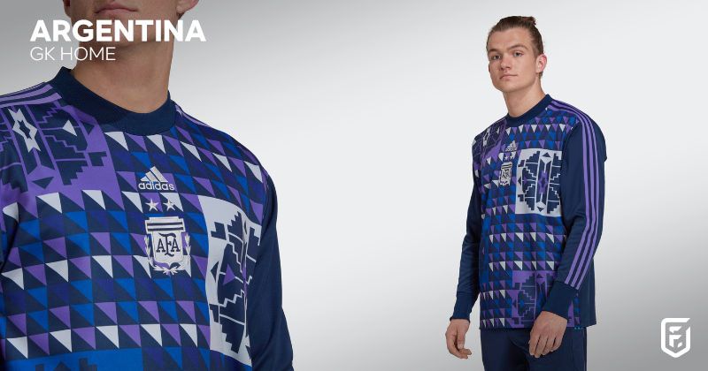 argentina goalkeeper home shirt 2022-23 in purple