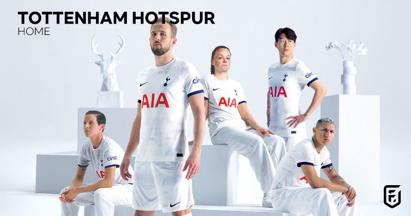 tottenham hotspur 2023-24 home shirt in white