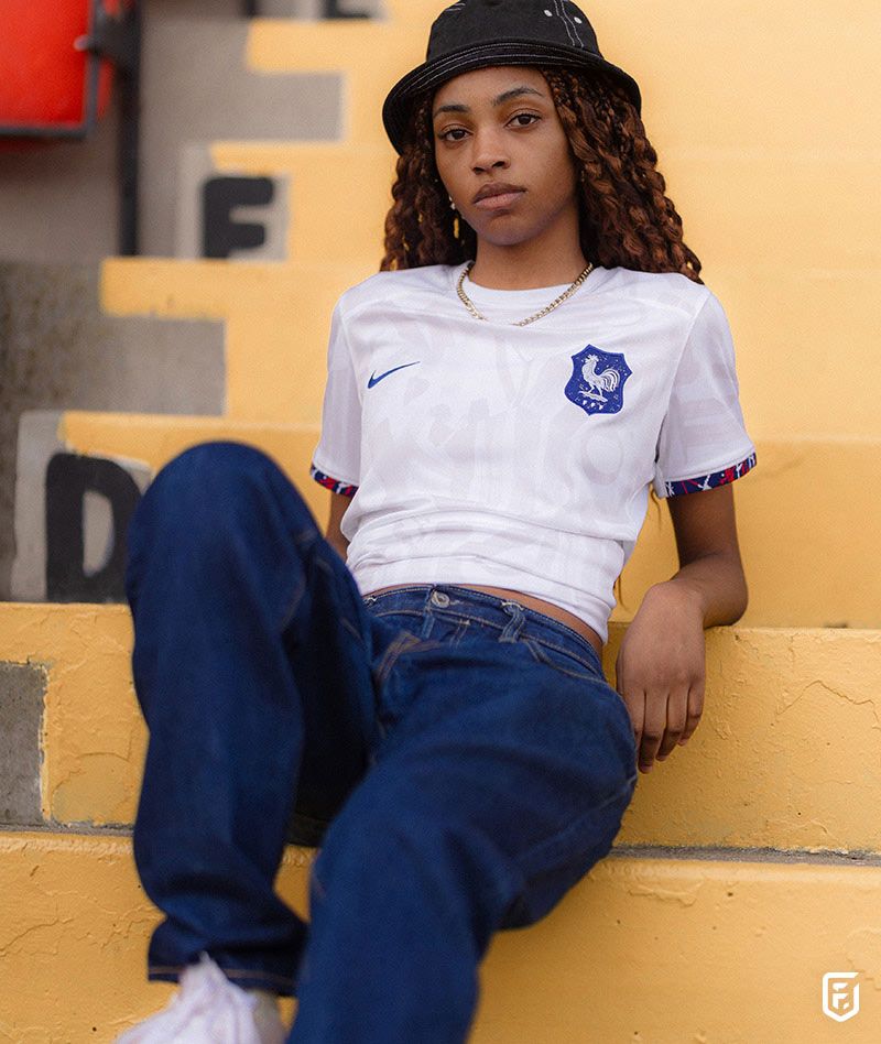 womens france away shirt 2023 in white