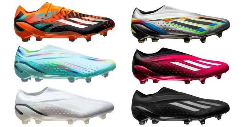 adidas x football boots in various colourways