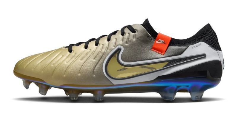 nike tiempo legend x football boot in gold and black